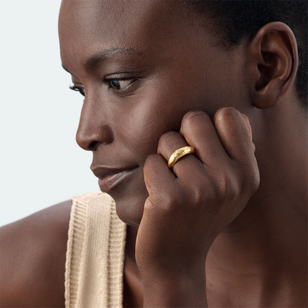 Bague fine CHARLOT - Dor&eacute; - Bagues fines  | Agatha