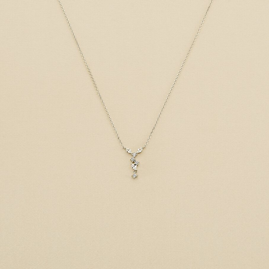 Collier ras du cou PLEIADES - Cristal / Argenté - Colliers  | Agatha