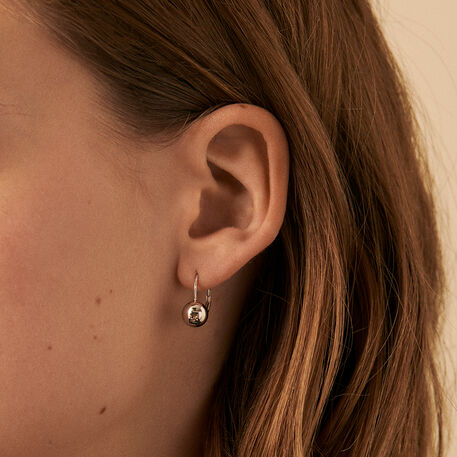 Boucles d'oreilles pendantes BOUL - Argenté - Boucles d'oreilles  | Agatha