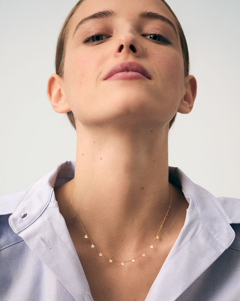 Collier ras du cou ADOREE - Cristal / Doré - Colliers fantaisie  | Agatha Collier ras du cou ADOREE - Cristal / Doré - Colliers fantaisie  | Agatha