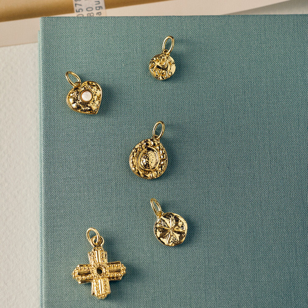 Pendentif PONT DES ARTS - Dor&eacute; - Atelier parisien  | Agatha