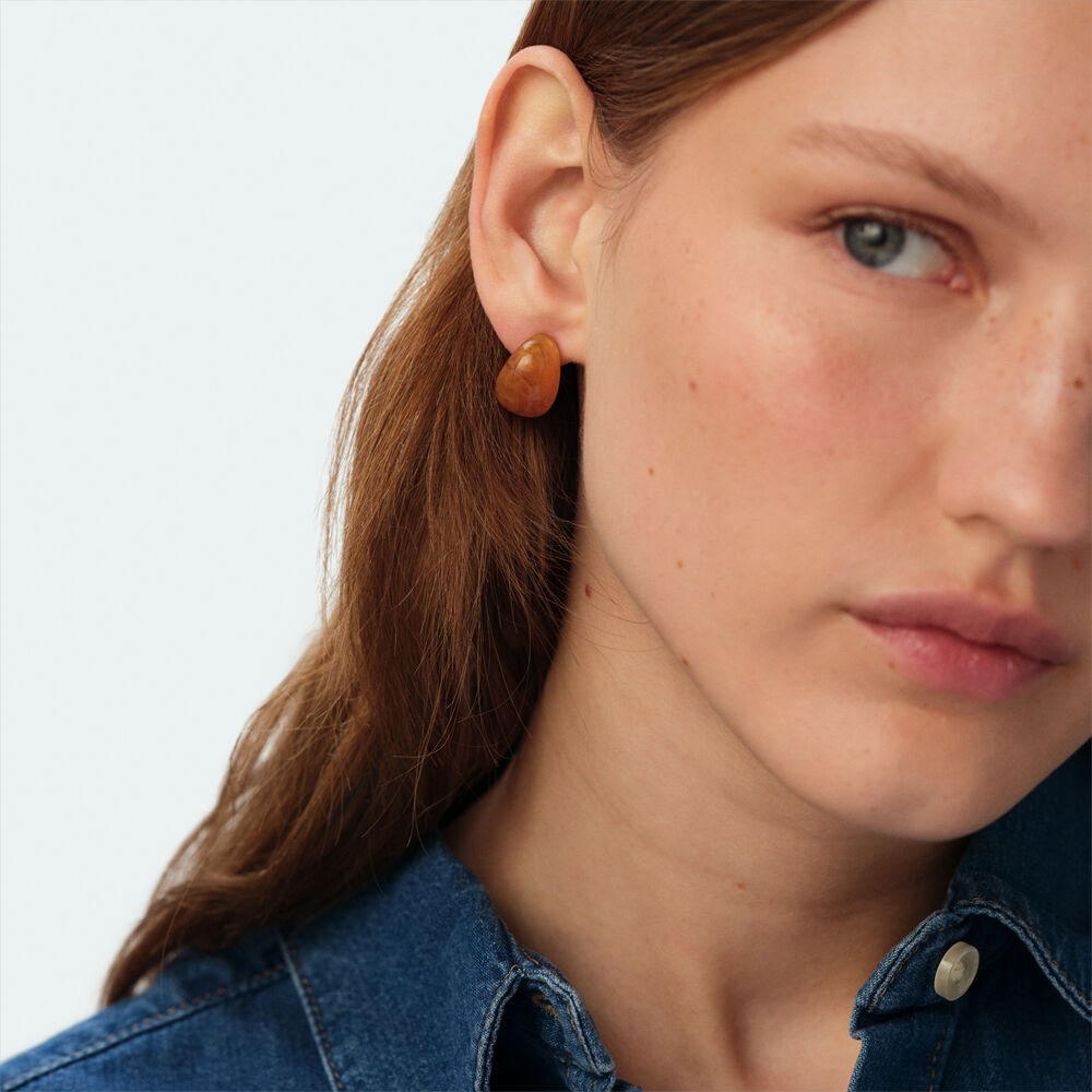 Cr&eacute;oles MADELEINE - Marron / Dor&eacute; - Cr&eacute;oles  | Agatha