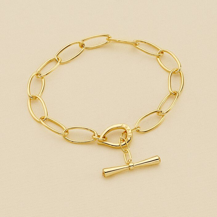 Bracelet souple CHAIN - Doré - Bracelets  | Agatha