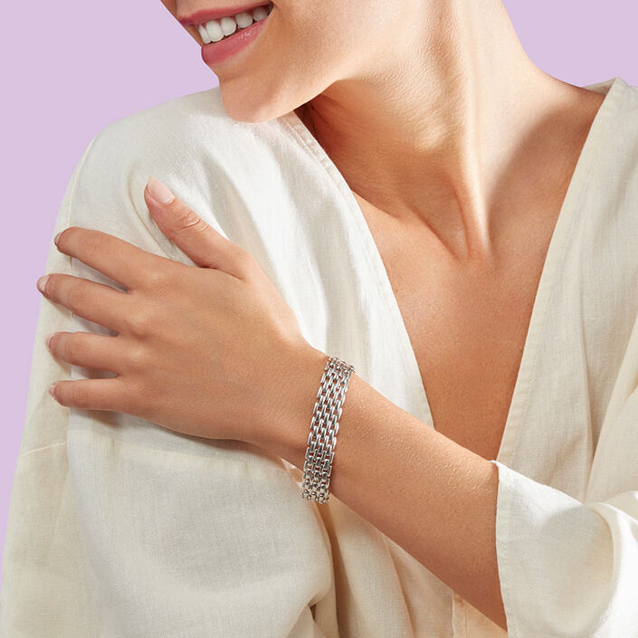 Bracelet souple MINUIT - Argenté - Bracelets  | Agatha