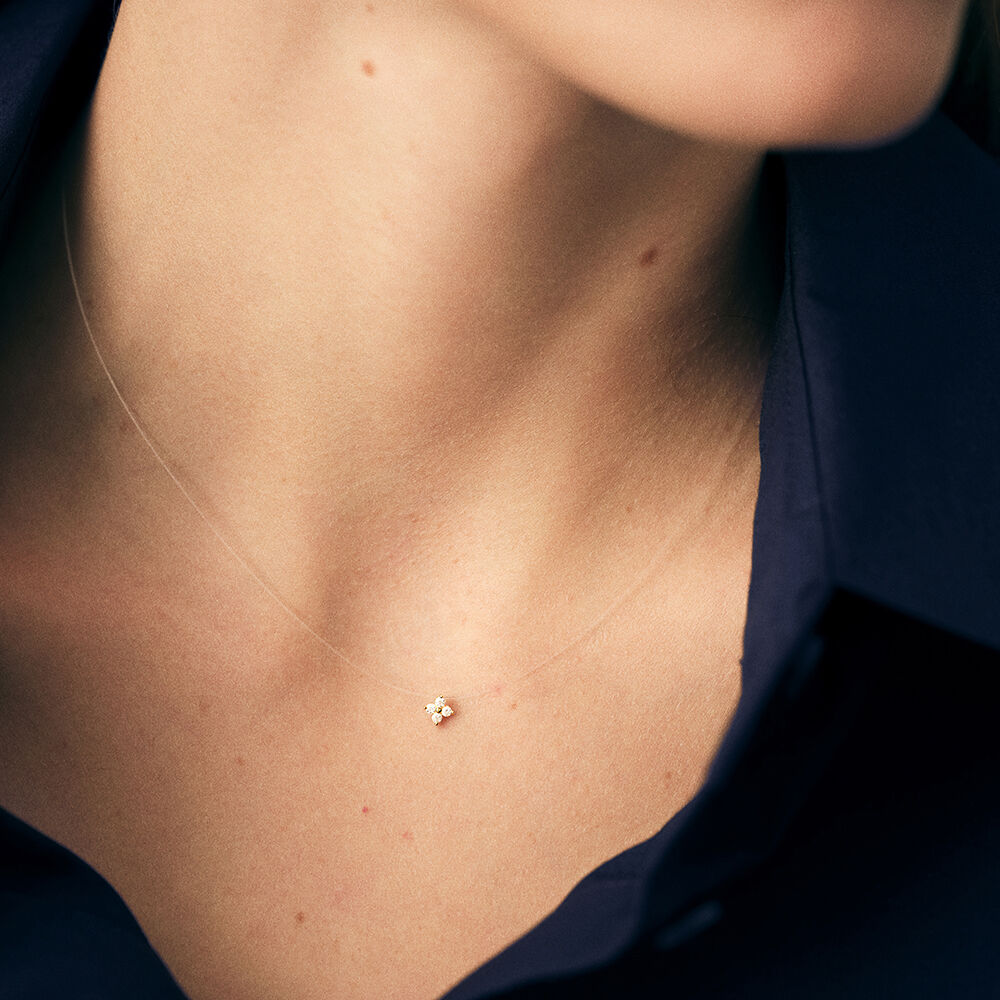 Collier ras du cou BELOVED - Cristal / Dor&eacute; - Colliers fantaisie  | Agatha