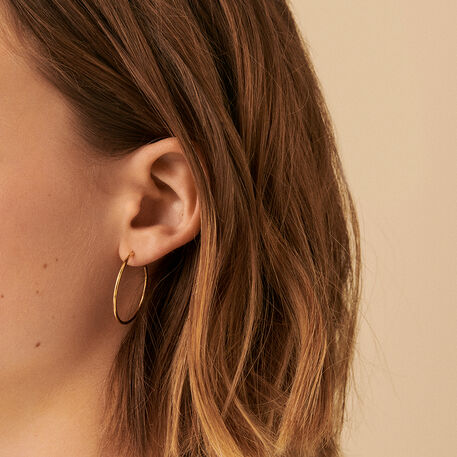 Créoles CREOLA - Doré - Boucles d'oreilles  | Agatha