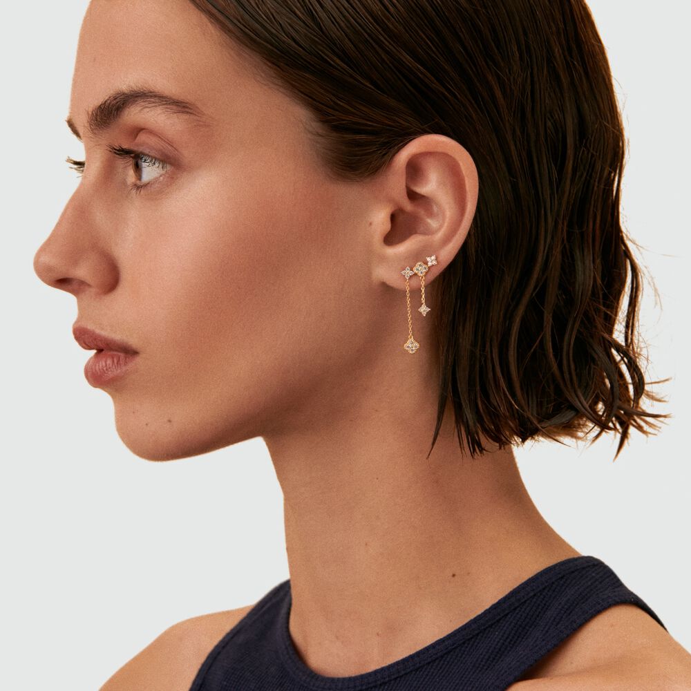 Boucles d’oreilles dorées ou argentées - Blonde