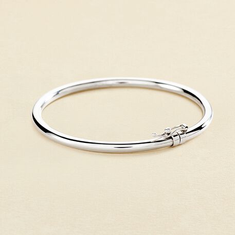 Jonc LISA - Argenté - Bracelets  | Agatha
