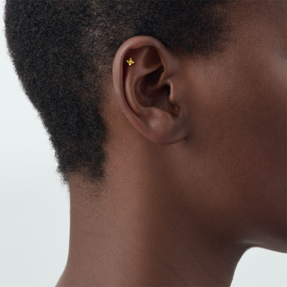 Piercing puce MIX & MATCH - Vert / Dor&eacute; - Piercings  | Agatha