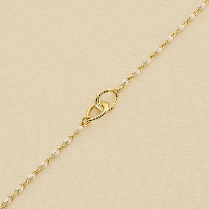 Bracelet souple SMARTY - Ivoire / Doré - Bracelets  | Agatha