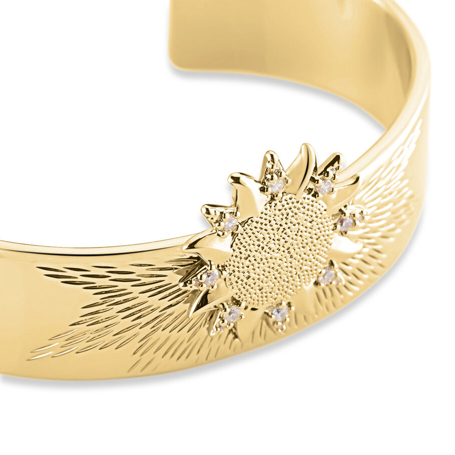 Manchette BIGBANG - Cristal / Doré - Bracelets  | Agatha