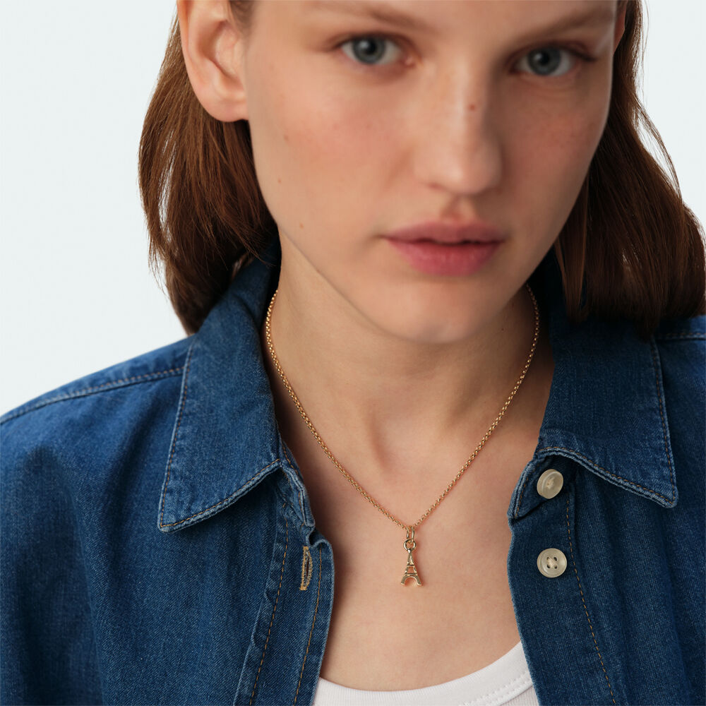 Pendentif TOUR EIFFEL - Dor&eacute; - Tous les charms  | Agatha