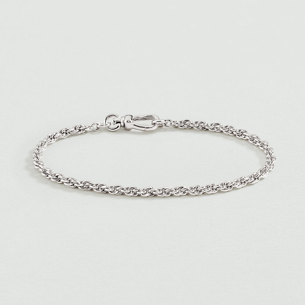Bracelet souple CHAÎNE CORDE - Argenté - Bracelets souples  | Agatha
