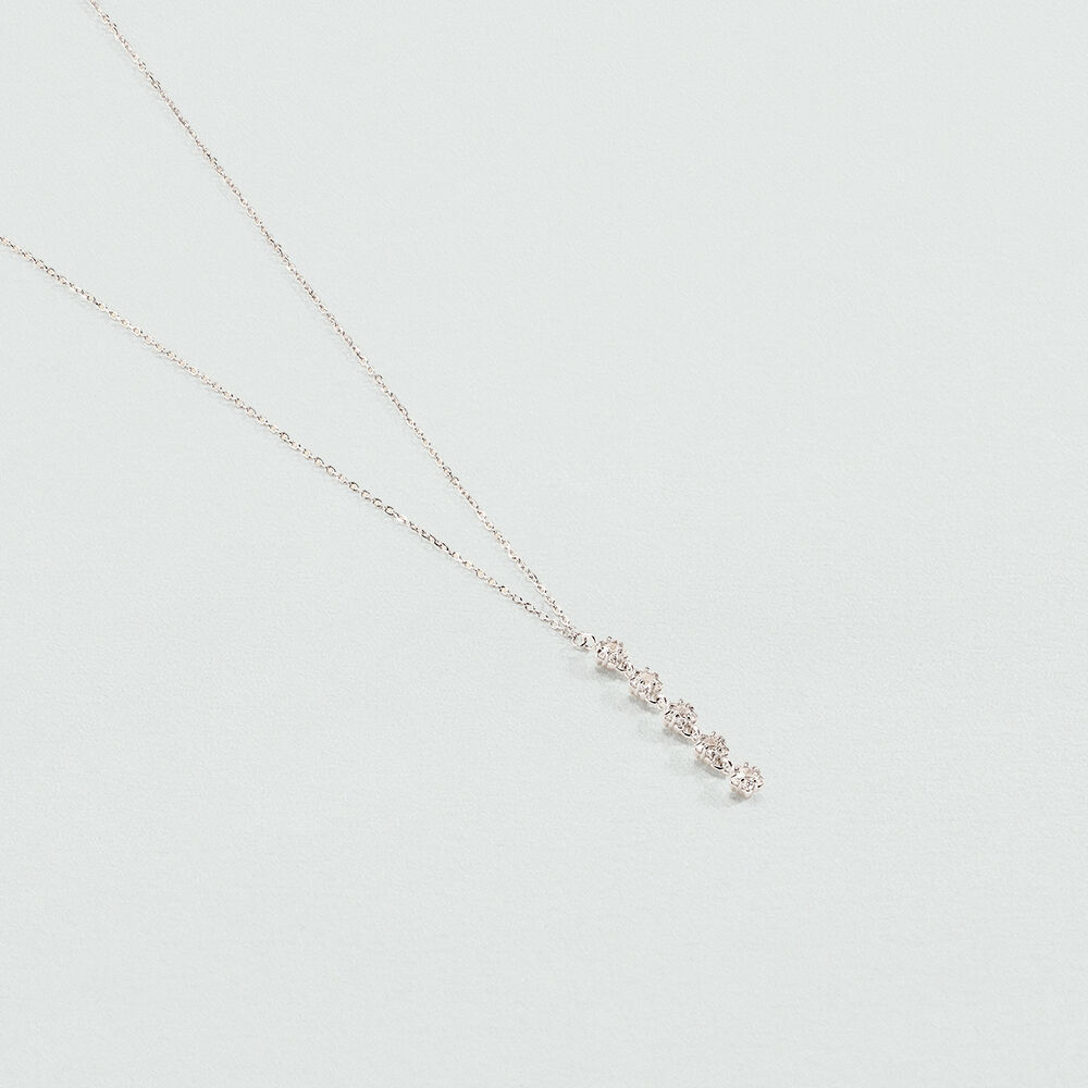 Collier mi-long SPACEAG - Cristal / Argenté - Colliers fantaisie  | Agatha