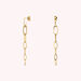 Boucles d'oreilles pendantes CHAIN - Doré - Boucles d'oreilles  | Agatha