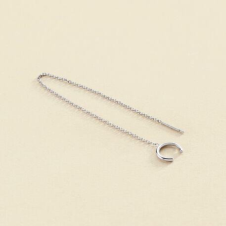 Piercing ear cuff ROLLING - Argenté - Piercings  | Agatha