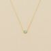 Collier ras du cou ATMA - Amazonite/ jaune - Colliers  | Agatha