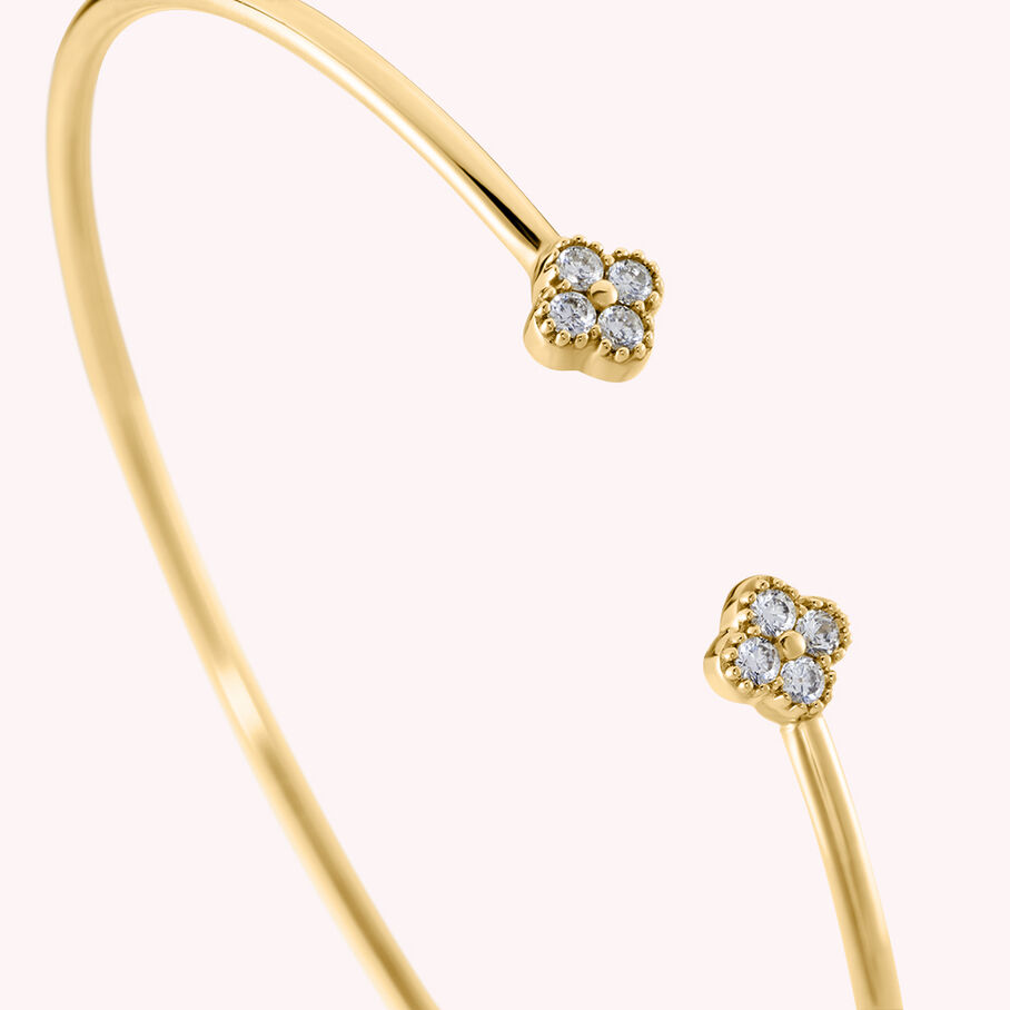 Jonc BELOVED - Cristal / Doré - Bracelets  | Agatha