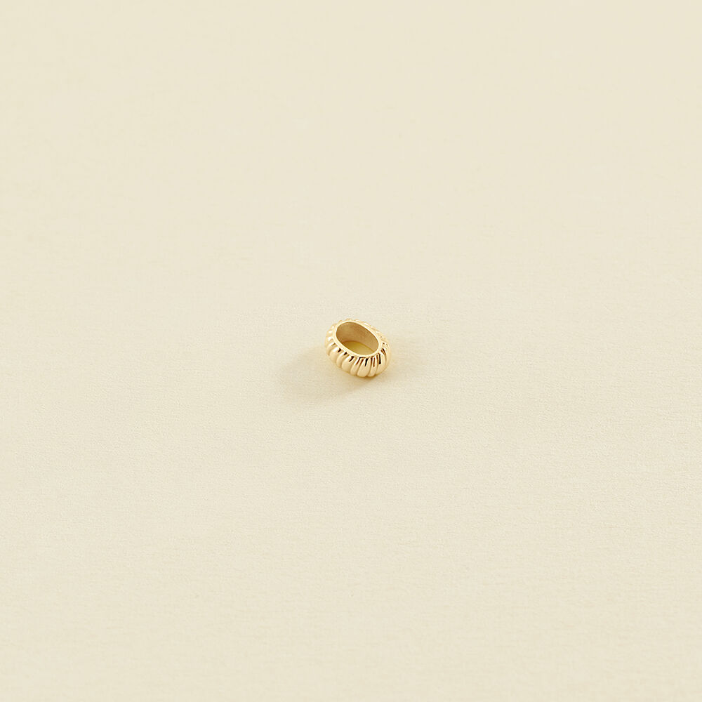 Pendentif SÉPARATEUR PAVÉ - Doré - Bijoux sans pierre  | Agatha