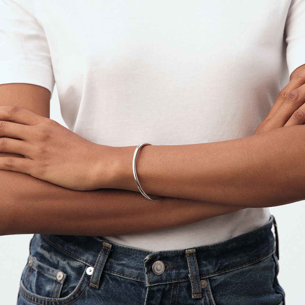 Jonc LISA - Argenté - Bracelets fantaisie  | Agatha