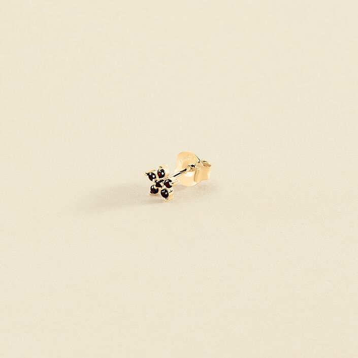 Piercing puce FLOR6 - Noir / Doré - Piercings  | Agatha
