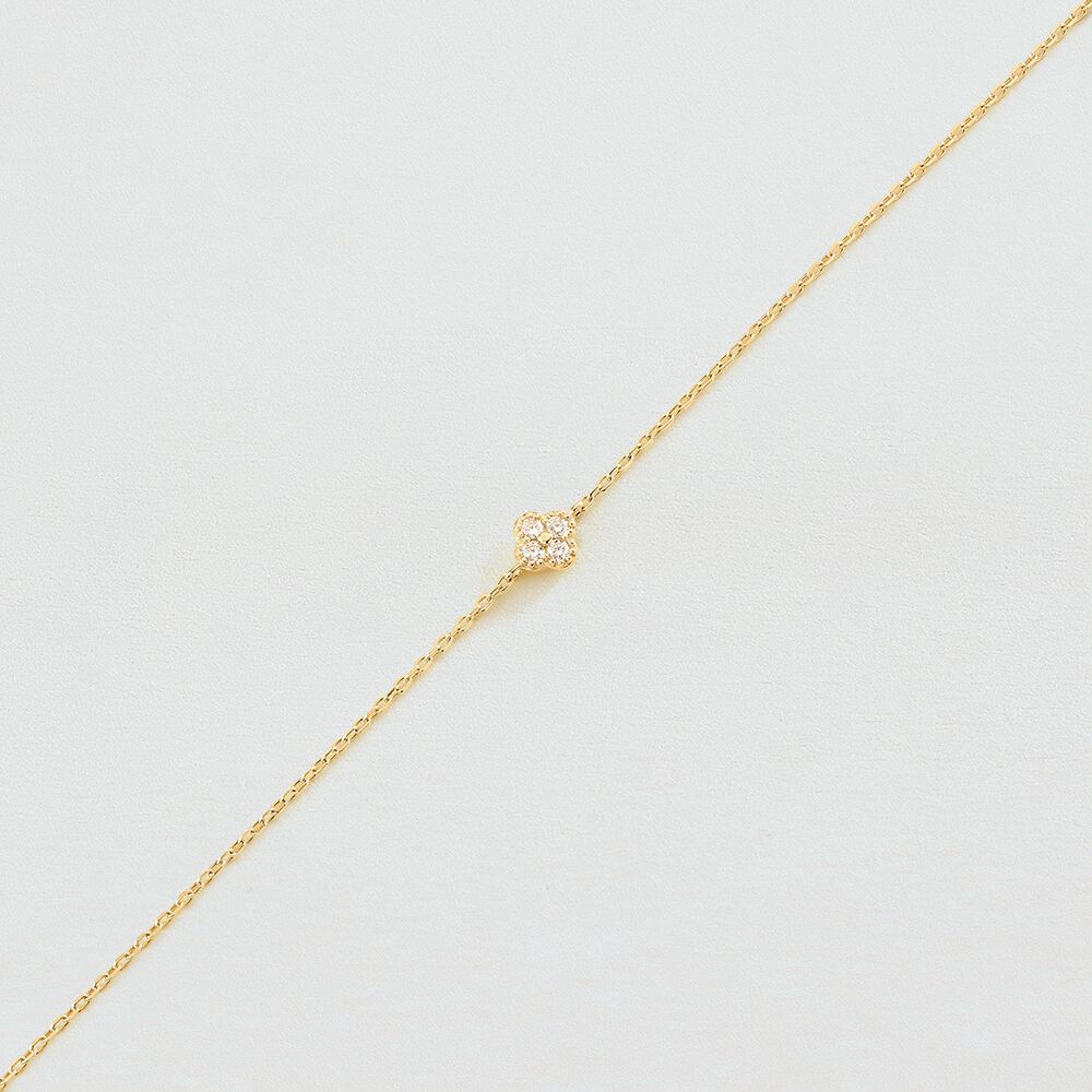 Bracelet souple BELOVED - Cristal / Doré - Bracelets fantaisie  | Agatha