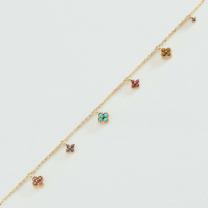 Bracelet souple BELOVED - Multicolore / Doré - Bracelets  | Agatha