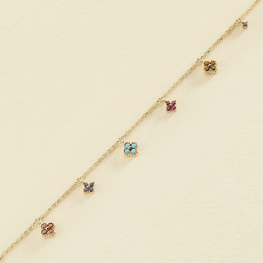 Bracelet souple BELOVED - Multicolore / Doré - Bracelets  | Agatha