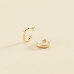 Créoles GIPSY - Doré - Boucles d'oreilles  | Agatha