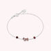 Bracelet souple GOLDSCOT - Rouge / Argenté - Bracelets  | Agatha