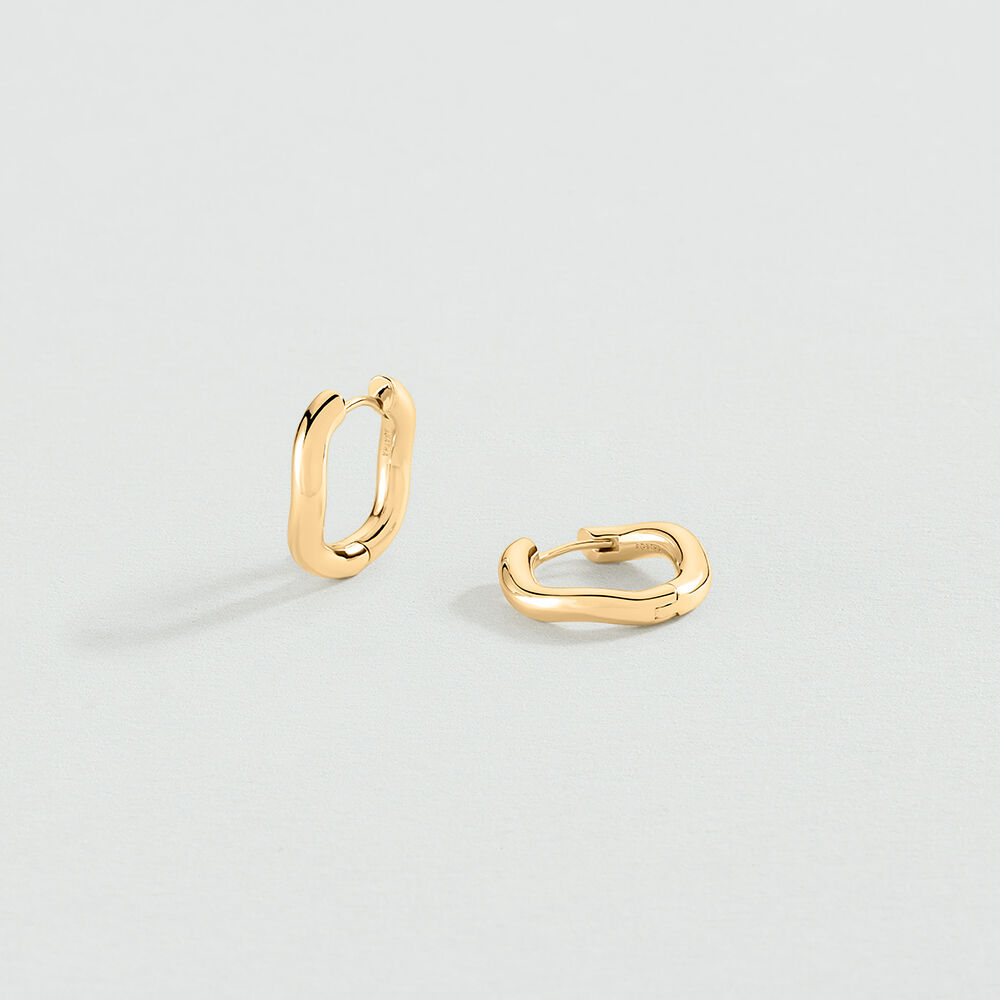 Créoles CRÉOLES ONDULÉES - Doré - Boucles d'oreilles fantaisies  | Agatha