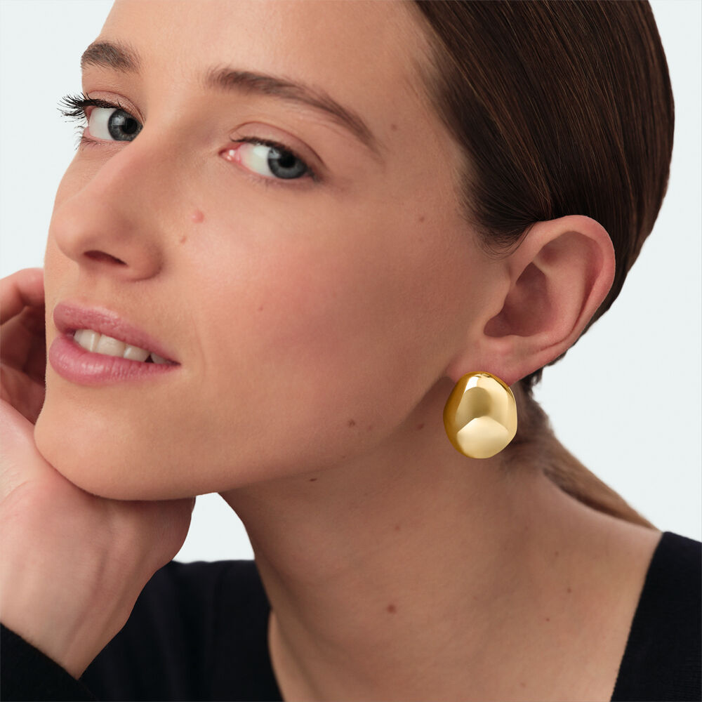 Boucles d'oreilles pendantes ODYSS&Eacute;E - Dor&eacute; - Boucles d'oreilles pendantes  | Agatha