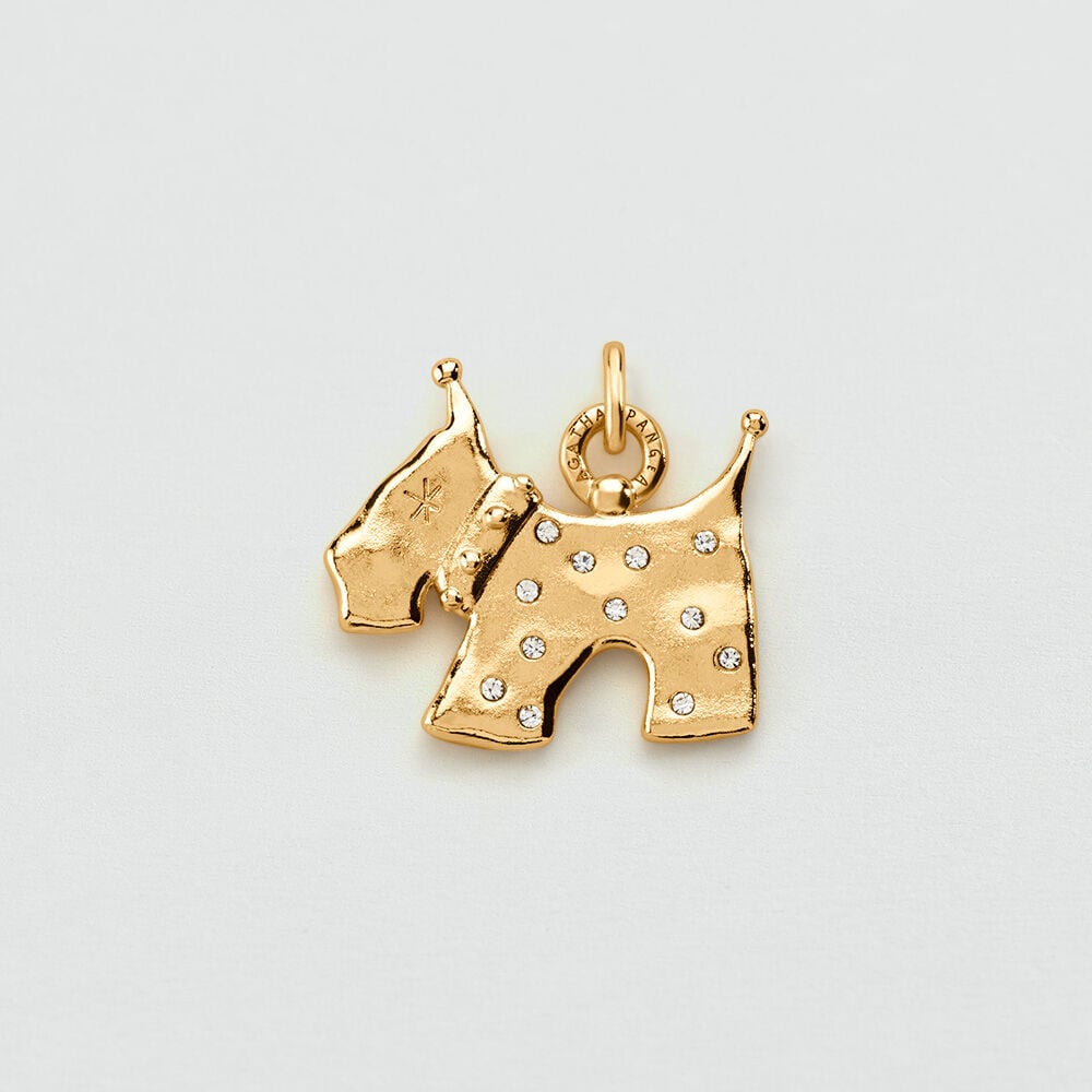 Pendentif PANGEA - Cristal / Dor&eacute; - Lookbooks nouveaut&eacute;s  | Agatha