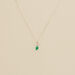 Collier ras du cou BEGUIN - Vert / Argenté - Colliers  | Agatha