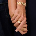 Bracelet souple PETRA - Nacre / Doré - Bracelets  | Agatha