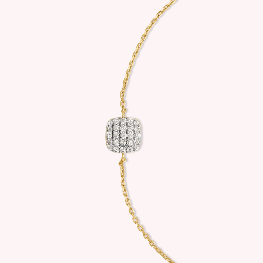 Bracelet souple GLORIA - Cristal / Doré - Bracelets  | Agatha
