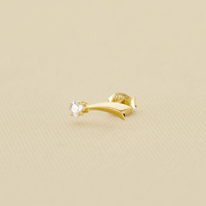 Piercing puce FILANTE - Cristal / Doré - Piercings  | Agatha