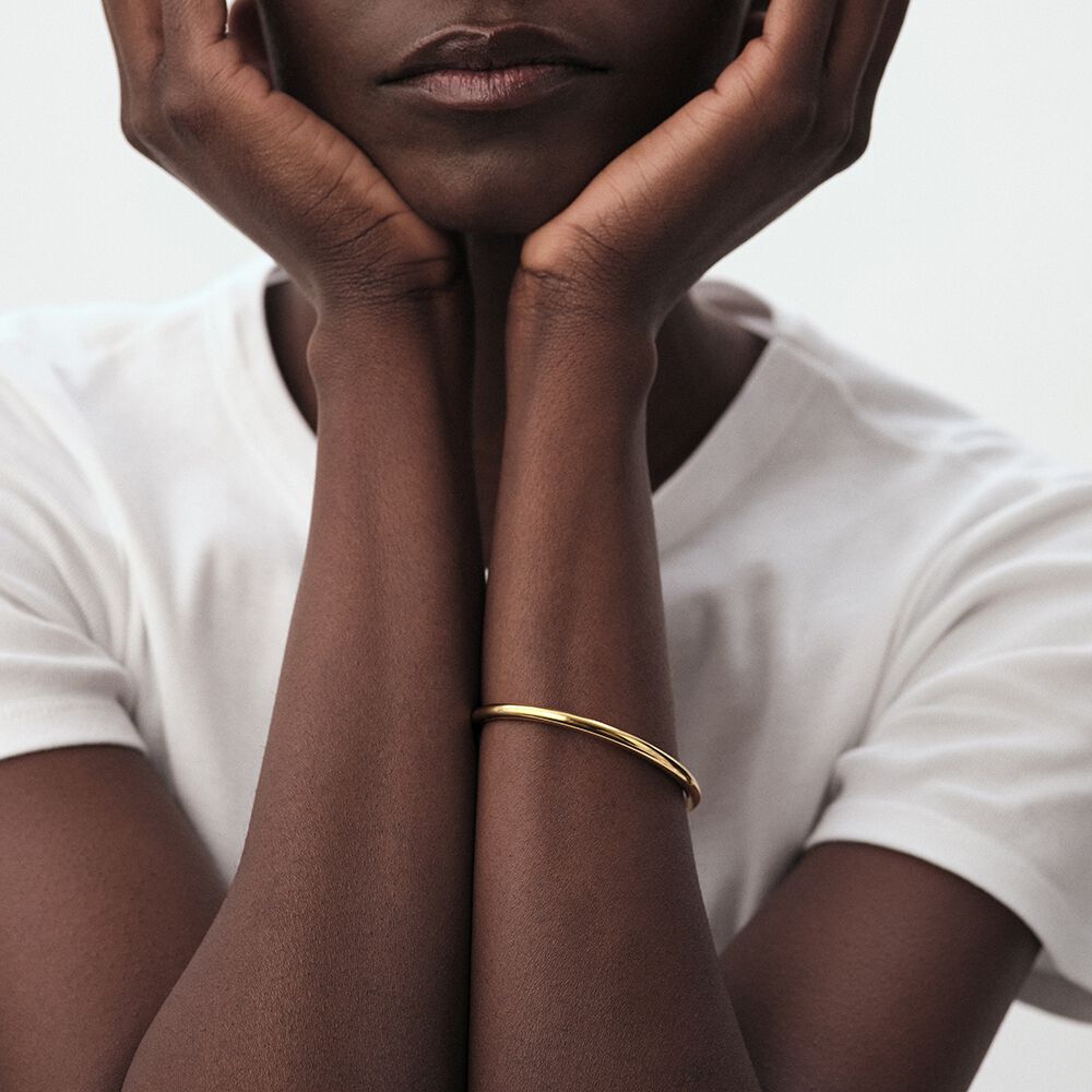 Jonc LISA - Dor&eacute; - Bracelets fantaisie  | Agatha