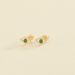 Boucles d'oreilles puces LUCKY EYE - Vert / Doré - Boucles d'oreilles puces  | Agatha