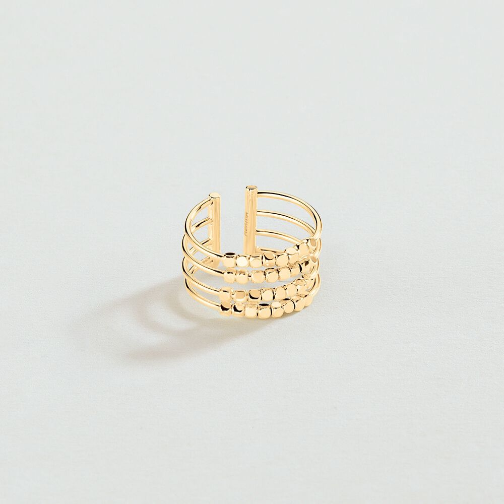 Bague large CREOBILL - Doré - Anniversaire  | Agatha
