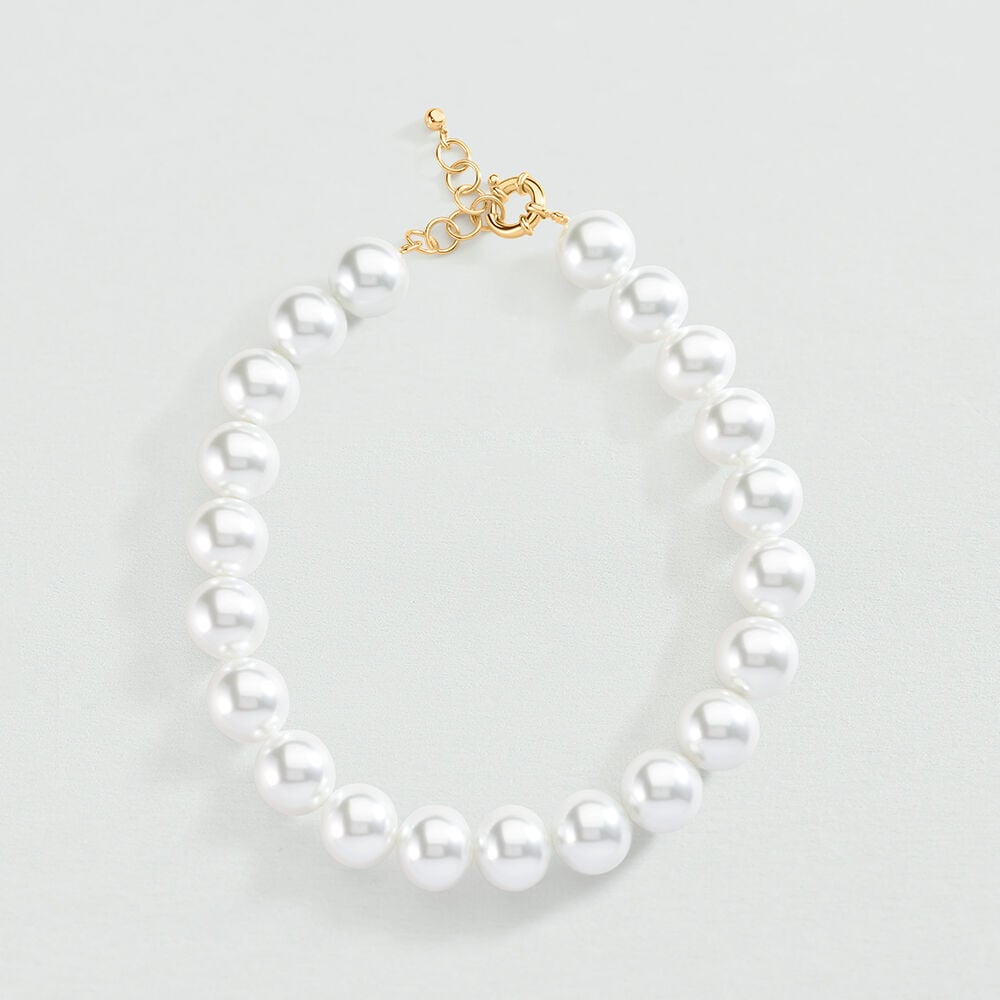 Collier ras du cou PALAIS ROYAL - Perle / Doré - Colliers ras du cou  | Agatha