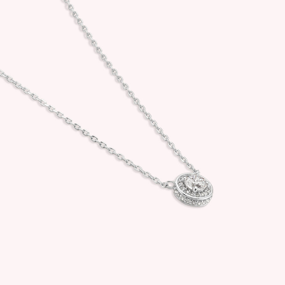 Collier ras du cou IMPERIAL - Cristal / Argenté - Colliers  | Agatha