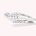 Bague fine SNAKY - Cristal / Argenté - Bagues  | Agatha