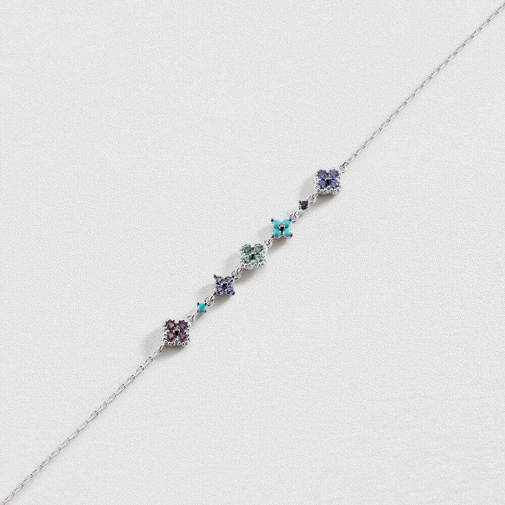 Bracelet souple BELOVED - Multicolore / Argent&eacute; - Bracelets souples  | Agatha