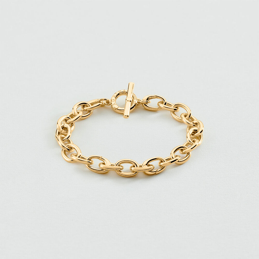 Bracelet souple CHA&Icirc;NE FOR&Ccedil;AT - Dor&eacute; - Bracelets souples  | Agatha