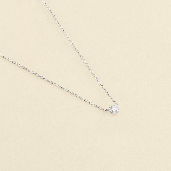 Collier ras du cou BRILLANT - Cristal / Argenté - Colliers  | Agatha