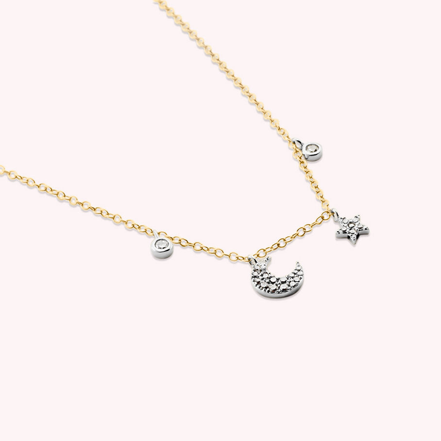 Collier ras du cou SARA - Argenté / Doré - Colliers  | Agatha