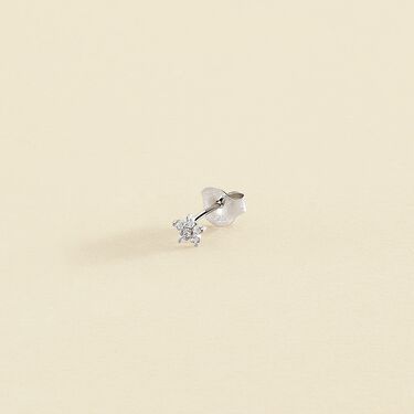Piercing puce FLOR6 - Cristal / Argenté - Piercings  | Agatha