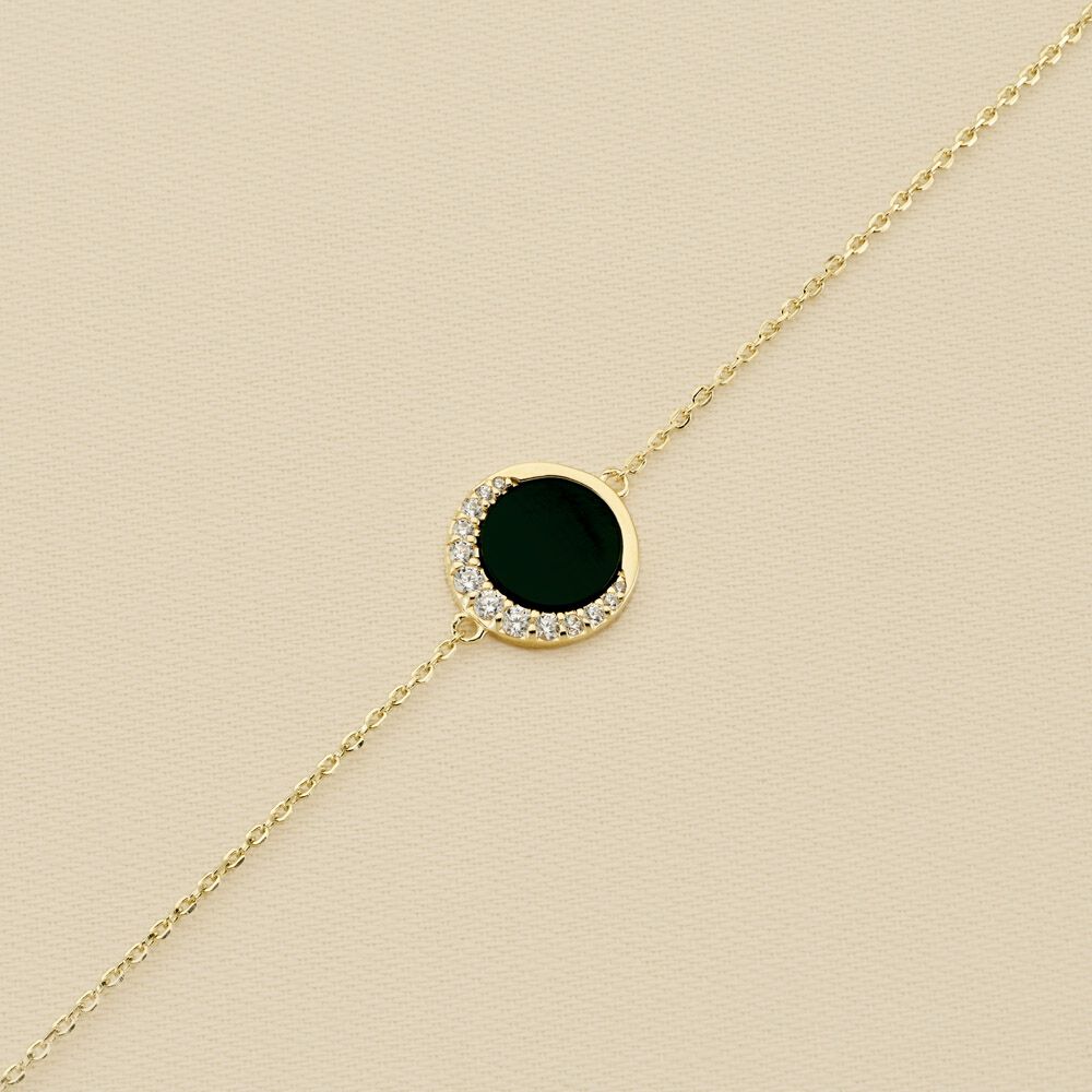 Bracelet souple MOONONYX - Onyx - Bracelets  | Agatha