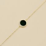 Bracelet souple MOONONYX - Onyx - Bracelets  | Agatha